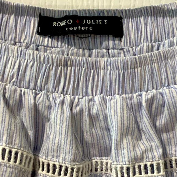 Romeo And Juliette Couture off shoulder eyelet detail summer dress - Picture 4 of 6